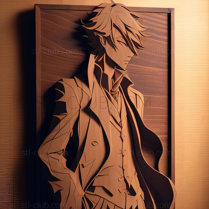 Tarusuke Singaki from Bungo Stray Dogs